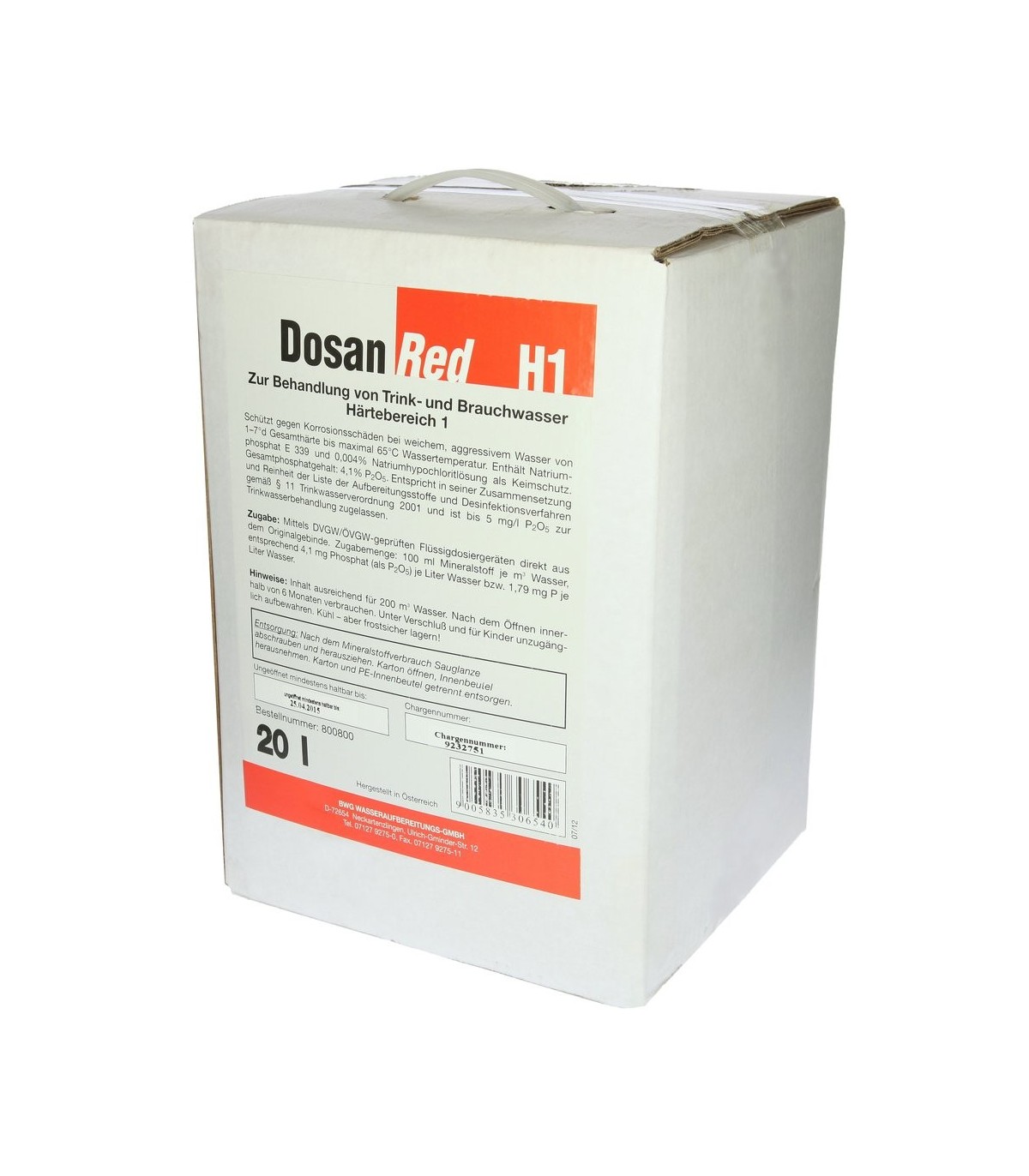 Dosan h1, 20 kg, step 1 hardness