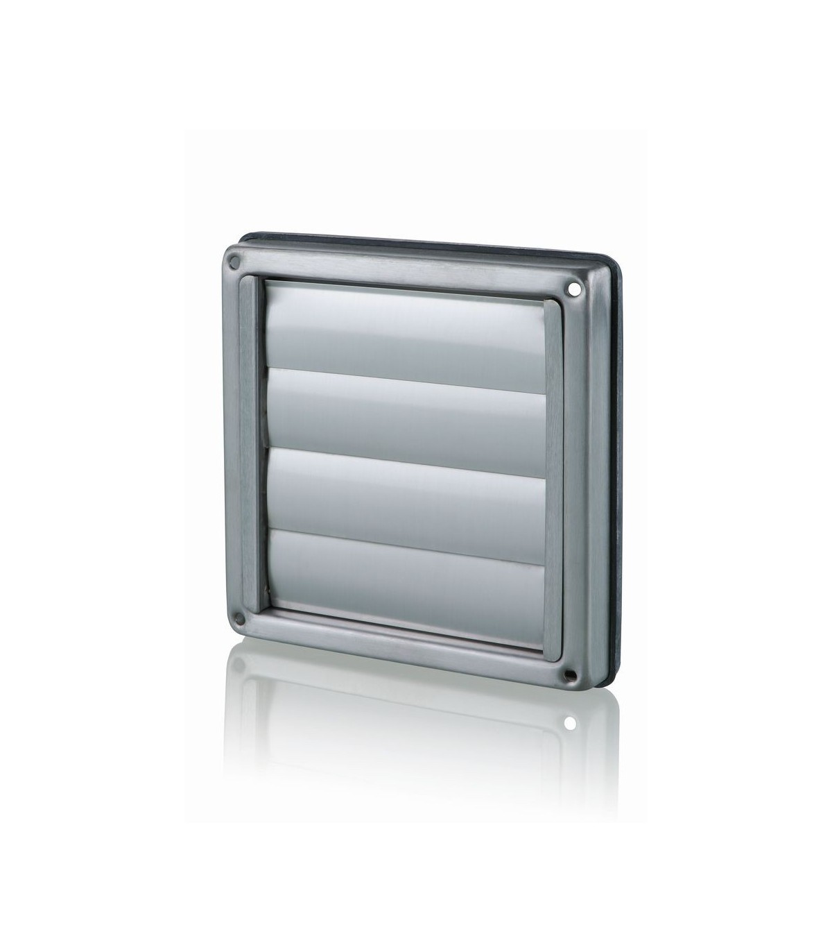 Clapet extérieur DN100 inox brossé