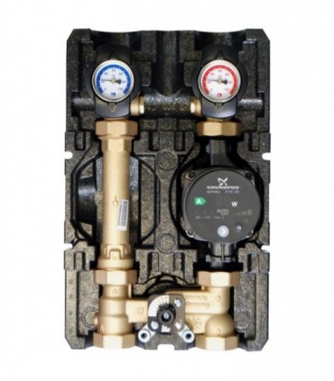 Heating circuit module k32 dn25 3-way mixer with grundfos pump