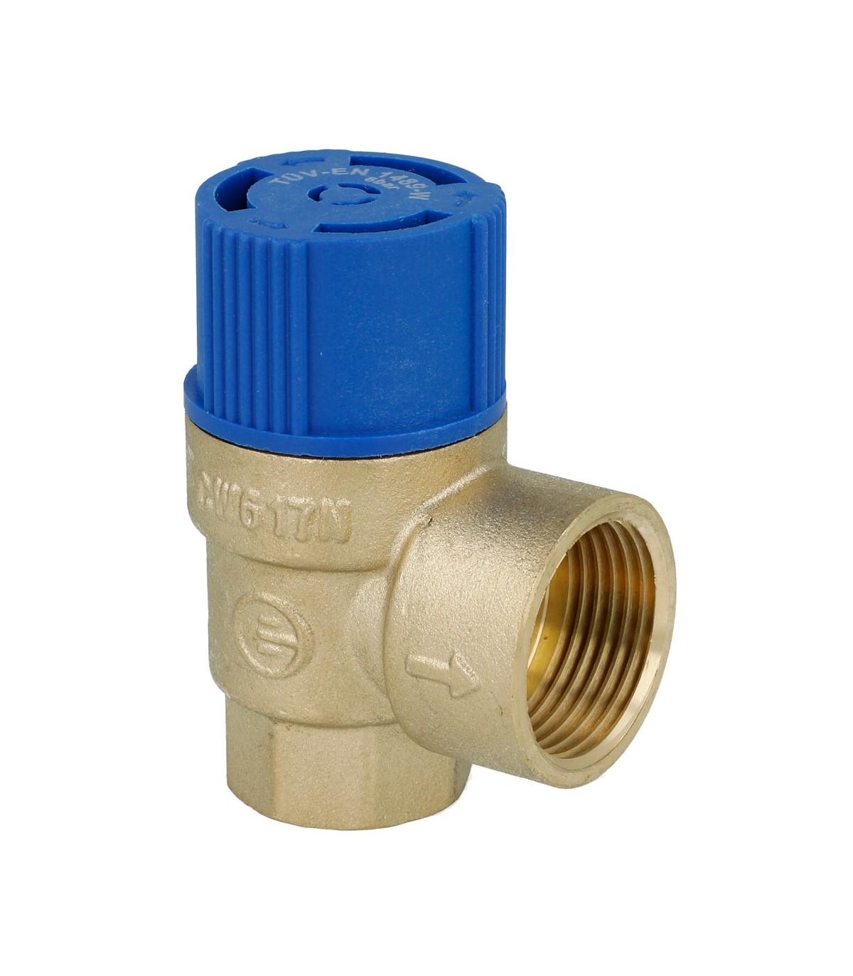 Drinking water safety valve 1/2'' 6 bar