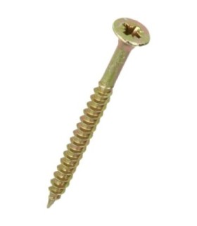 Vis Bois VBA TFX Acier Zingué Blanc - VBA Tête Fraisée Torx - Vis, vis à bois