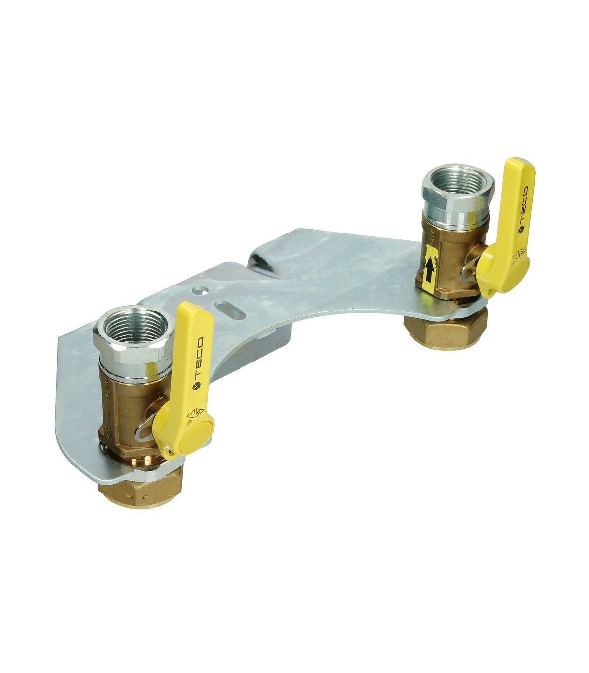1' bitube counter set with 2 ball valves
