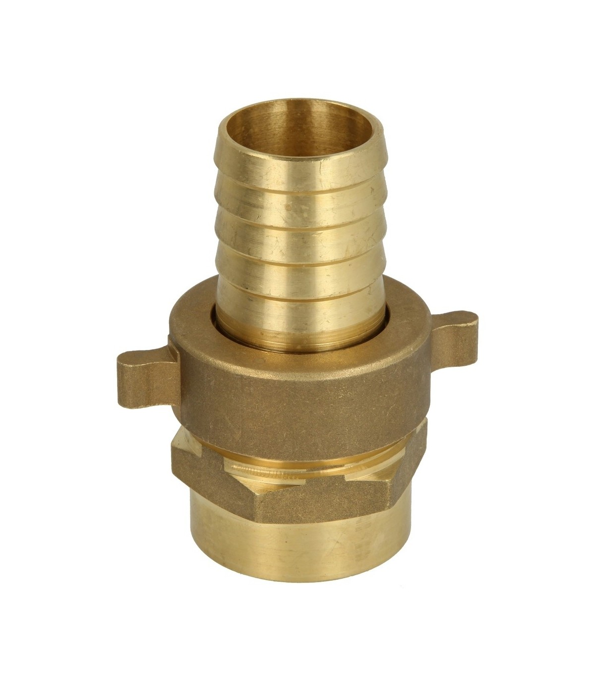 Raccord tube vertical en laiton, 3 él. 3/4’’ M x embout à olive 3/4’’
